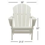 White Folding Adirondack Chair, by Westerly