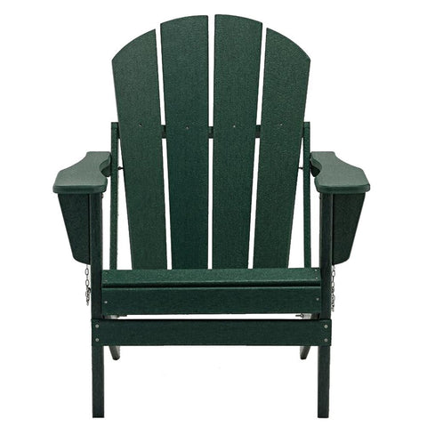 Green Folding Adirondack Chair, by Westerly