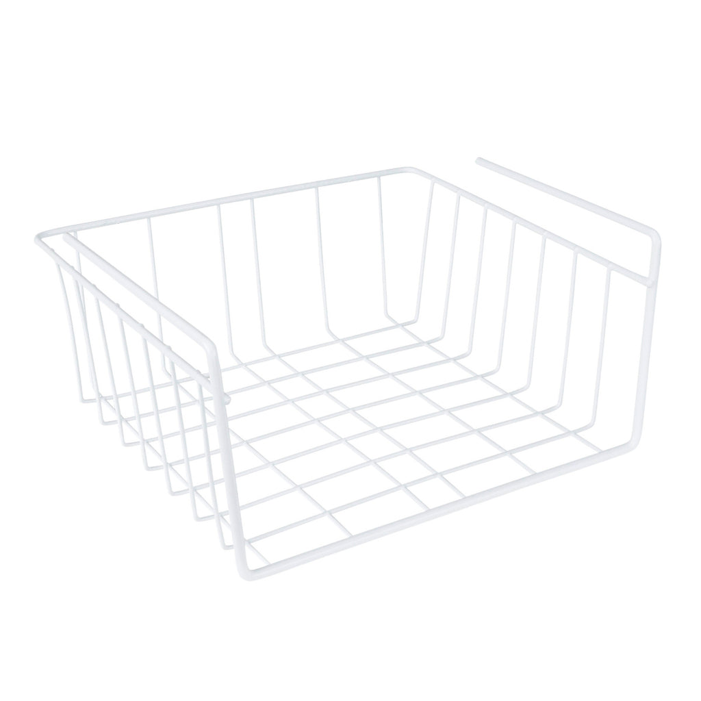 12 Inch Westerly 4 Pack White Under Shelf Wire Basket Hanging Storage –  Home Lot