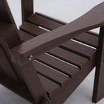 Brown Folding Adirondack Chair, by Westerly