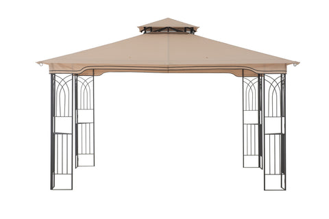 Sunjoy Tan Replacement Gazebo Canopy for 10 x 12 Regency II Patio Gazebo, Easily Update Your Gazebo