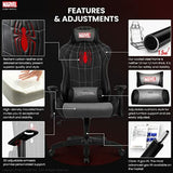 Marvel Avengers Gaming Chair Desk Office Computer Racing Chairs - Adults Gamer Ergonomic Game Reclining High Back Support Racer Leather (Spider-Man)