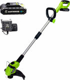 Earthwise LST02010 20-Volt 10-Inch Cordless String Trimmer, 2.0Ah Battery & Fast Charger Included, One Size