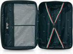 TUCCI Italy Bordo 3 Piece Fashion Spinner Wheel Luggage Suitcase Set - Black