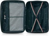 TUCCI Italy Bordo 3 Piece Fashion Spinner Wheel Luggage Suitcase Set - Dark Red
