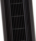 Oscillating 3 Speed Tower Fan with Remote, Black