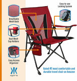 Kijaro XXL Dual Lock Portable Camping Chair - Supports Up to 400lbs - Enjoy The Outdoors in a Versatile Folding Chair, Sports Chair, Outdoor Chair & Lawn Chair