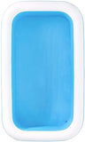 Bestway 54009E H2OGO Rectangular Inflatable Set, 10ft x 22in | Above Ground Pool, Blue