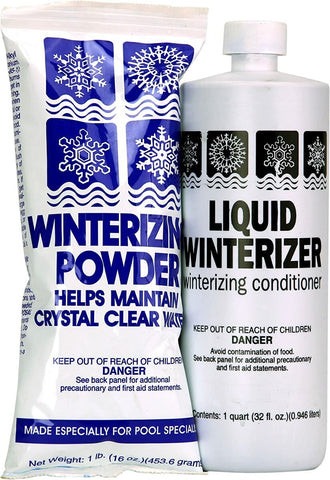 Rx Clear Winter Closing Kit | Non-Chlorine Winterizing Chemicals for Above or In Ground Swimming Pools | Open to a Crystal Clear Pool in The Spring | Up to 10,000 Gallons