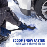 SubZero 17211 Auto Emergency Snow Shovel with Extendable Handle (Colors may vary)