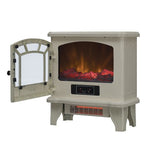 Duraflame Electric Freestanding Infrared Quartz Fireplace Stove, Cream